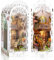 DIY Book Nook Kit de Maison de Poupées Miniatures en Bois,Maisons a Construire avec Meubles et lumière LED, Miniature Fleurs House Cadeau de Bricolage pour Adultes Enfant(Maison de Fleurs)