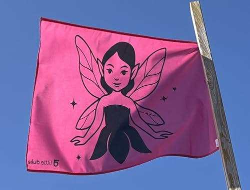 Flagge kleine Fee 90x60cm (pink)