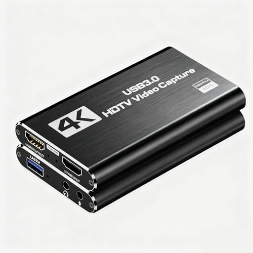 TransArcade 4K Video Capture Card | USB 3.0 HDMI Game Recording Device, Black