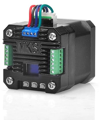 OSOYOO MKS SERVO42D CAN Closed Loop Schrittmotor NEMA17 42mm (40mm Länge), FOC Steuerung, 16384 Encoder, 1–256 Microstep, OLED Display, Präzisionsmotor für 3D Drucker CNC Roboter
