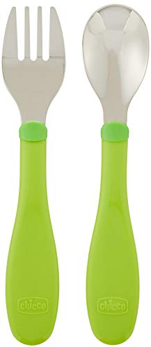 Chicco Posatine Inox 18 M+, Verde