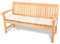 ROG garden-line AU77: Auflage FÜR Bank 3-SITZER 150 x 45 cm - Natur Creme