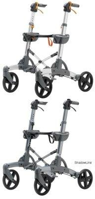 Invacare Rollator Volaris S7 SMART - WALKER - Silber - Kunststoff - Erwachsener - Grau