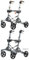 Invacare Rollator Volaris S7 SMART - WALKER - Silber - Kunststoff - Erwachsener - Grau