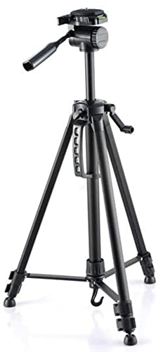 Omegon Aluminium-Dreibeinstativ mit Neigekopf, schwarz
