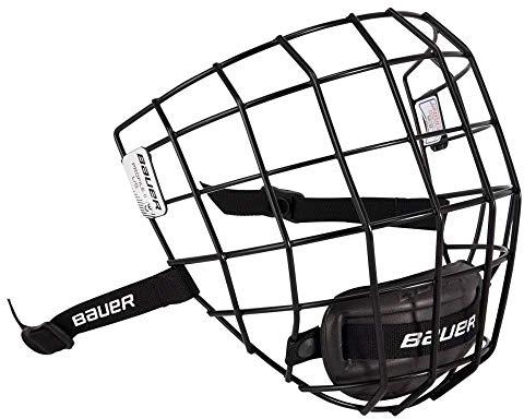Bauer Facemask Profile II Visier, Größe:S, Farbe:schwarz