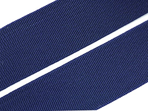 Gummiband 20 mm Gummizug Gummilitze Gummi Hosengummi gewebt viele Farben (20 Millimeter, 10 blau)