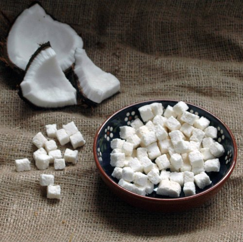 Naturix24 – Kokoswürfel soft gezuckert – 1 Kg-Beutel