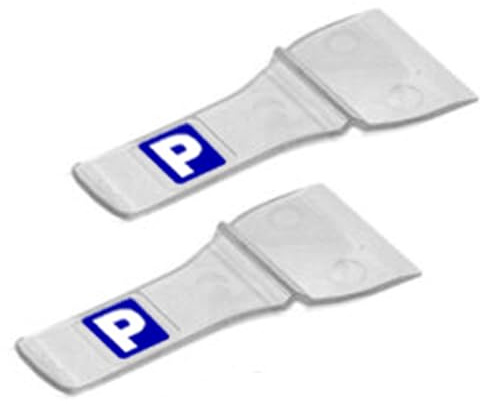 Car Windscreen Parking Ticket Holder Clip x 2