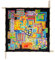 Gutta-Tuch 90x90, Pongé 08, Motiv ´Patch´