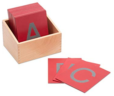 Betzold - Fühl- und Tastplatten, Groß- und Kleinbuchstaben Alphabet Lernmittel Deutsch