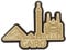 Printtoo Souvenir Wooden Engraved Cairo Egypt Monuments Fridge Magnet Gift Collectibles