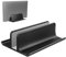 VAYDEER Vertical Laptop Stand Holder 3 in 1 Space-Saving Adjustable Desktop Aluminum Upright Rack for MacBook Pro Air, iPad, Notebook, HP, Dell, Microsoft Surface, up to 17.3 -Black