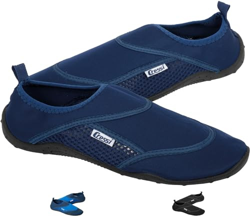Cressi Coral Shoes, Scarpette Adatte per Mare, Spiaggia, Barca e Sport Acquatici Vari Unisex Adulto, Blu Navy, 40