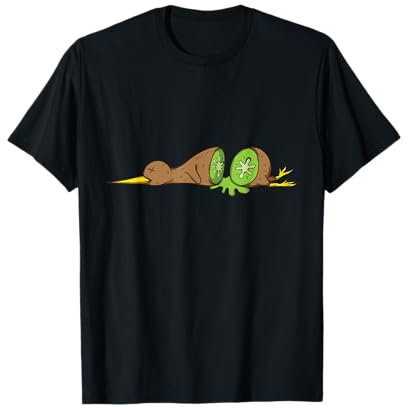 Kiwi-Vogel geschnitten wie eine Kiwifrucht T-Shirt