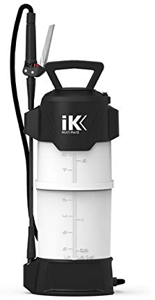IK MULTI Pro 12 - Pulverizador Profesional de Alta Resistencia - Compatible con Químicos Agresivos - Ideal para Construcción y Desinfección - Manguera Reforzada - Depósito Traslúcido - 10L