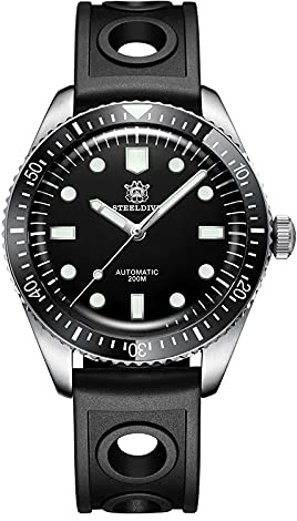 Steeldive SD1965, 65 Classic, NH35, Dome AR Saphir, Lume, 200m Diver, BNIB