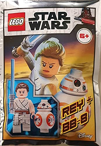 Blue Ocean LEGO Star Wars Rey und BB-8 Minifiguren-Folienpack-Set 912173