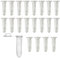 HUAZIZ 150 Pcs Micro Centrifugeuse Tubes, 2ml Clear Micro Plastic Tube,Coniques Tube à Essai Gradué Labo,Rond Micro Centrifugeuse Tubes