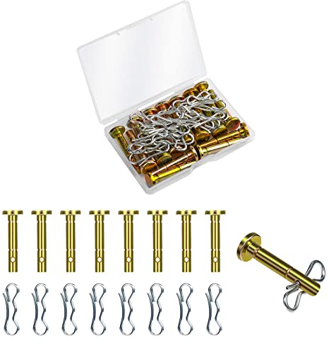 AIEX 20 Set Scherstifte und Splinte für Schneefräse, 20 Stück 738-04124 20 Stück 714-04040 Shear Pin Cotter Pin Set für MTD Cub Cadet Troy-Bilt Craftsman Schneefräsen…