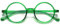 VEVESMUNDO Anti Blaulicht Lesebrille Damen Herren Runde Retro Groß Kunststoff Blaulichtfilter Lesehilf Sehhilfe Brille +1.0,+1.5,+2.0,+2.5,+3.0,+3.5,+4.0 (1 Stück Grün Lesebrille, +2.5)