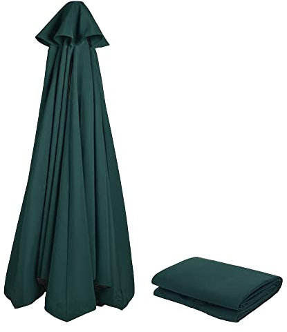 Housse de Rechange Parasol 3m 8 Baleines Avec Air Vent pour Parasol Déporté,Parasol à Mât Excentré,Tout Parasol de Jardin,Imperméable Anti-Ultraviolet épais Tissu de Polyester pour Rechange