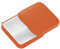 Tablettenbox, 2 Fächer Pillendose, Klein Tablettenbox, Medikamenten-Organizer, Feuchtigkeitsbeständige Pillenbox für Reise & Täglichen Gebrauch (Orange)