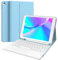 Earto iPad 9 Generation Hülle mit Tastatur, 10.2 Tastatur 8. Generation mit Touchpad, 2 BT Kanäles, Abnehmbare Kabellose QWERTZ für iPad 9/8/7. Gen, Blau