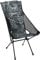 Helinox Sunset Campingstuhl, leicht, hohe Rückenlehne, kompakt, zusammenklappbar, mit Taschen, Schwarz