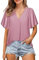 STRY Canottiere Fluo,Bluse Rosa Antico,Top Canottiere,Top Elegante da Sera,Canottiere Ciclismo Donna,Chiffon Camicie Seta Eleganti,Camicie a Pois Donna,Top Palestra Donne,Maglia a Manica Corta Donna