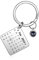 lorajewel Porte-clés photo pour hommes et femmes Porte-clés de projection personnalisé Acier inoxydable Cadeau d'anniversaire maman bonne amie (A)