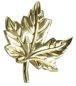 EGNIAN 2 stücke Kreative Reinem Kupfer Anlage Modellierung Pastoralen Stil Ahorn Ginkgo Blatt Schublade Schrank Tür Brust Schrank Griff (Color : Right)