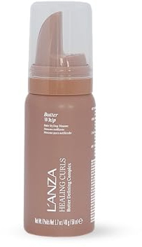 L'ANZA Healing Curls Butter Whip Styling Foam, Hair Styling Mousse for Curly Hair, Wavy Hair & Afro Hair, Lightweight Control, Cruelty Free & Vegan, by L'ANZA Hair Styling Products & Hair Care