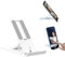 VINPAM Faltbarer tragbarer iPad-Ständer, verstellbarer Tablet-Halter für 4-13-Zoll-Geräte - Ergonomisches Schreibtischzubehör Kompatibel mit iPad 10.9-12.9, iPhone 15 Pro Max, Galaxy Tab, Switch