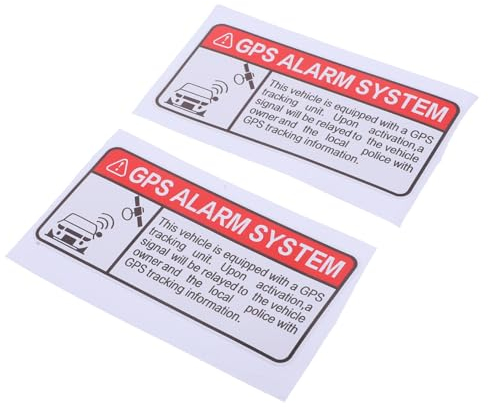 DIKACA 2 Stk Positionierung Von Autoaufklebern Fahrrad Aufkleber Autotracker Auto- -tracker-aufkleber Geographisches Positionierungs System Pvc Auto Aufkleber