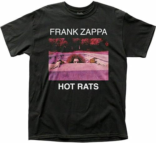 Frank Zappa Hot Rats T Shirt Mens Rock N Roll Music Retro Band Small Black S
