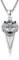 ZIPPICE Pfeilspitze Halskette Männer 925 Sterling Silber Tiger Kette Pfeil Tiger Halskette Anhänger Wikinger Kette Amulett Schmuck für Männer Sohn Freund Damen Geschenke
