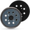 MOGRQAP 2 piatti Platorello Abrasivo da 5 Pollici, Levigatrice Orbitale, 8 fori, Gancio e Loop di Ricambio, come Piastra di Supporto per 51-36-7090 6021-21/per Ridgid R2800 R2801