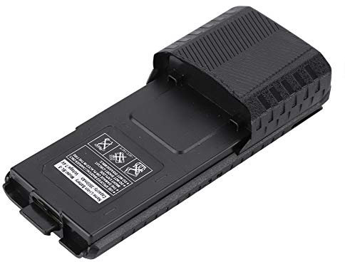 Baterías de 2 Vías 7,4 V Prueba de Seguridad Batería de Walkie Talkie Alta Densidad de Energía Original para Radio para Intercomunicadores (Black)
