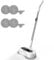 Latumab Cordless Electric Mop with LED Headlight & Water Sprayer, Up to 60 mins Working Time, Dual-Motor Powerful Spin Mop, 190ML Water Tank, Adjustable Tube, Multi-Surfaces Floor Cleaner Mop