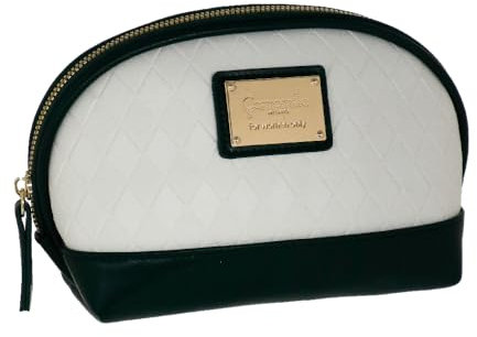 Camomilla Astuccio per il trucco, valigetta per il trucco, trousse per il trucco, 04147 Astuccio Duo Di Classe M - Verde, Taglia unica, Contemporaneo