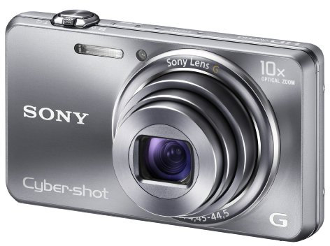 Sony Cyber-shot WX100 High Zoom CMOS Sensor Camera - Silver (18.2MP, 10x Optical Zoom) 2.7 inch LCD (Renewed)