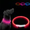 LED Leuchthalsband für Hund - Wasserdicht mit 3 Beleuchtungsmodi, USB Aufladbar, Einstellbare Länge für Kleine und Große Katzen