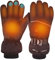 Guantes calefactores, guantes calefactores para hombre, mujer, 3 niveles de calefacción, guantes de invierno, impermeables, pantalla táctil, guantes calientes, funcionamiento con pilas para patinaje
