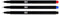 DULA Fineliner 3 farben 0.4mm - Fineliner-Set - Farbige Stifte - Zeichnen & Malen - 3 Stifte in Schwarz, Rot, Blau