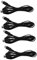 jojofuny 4pcs 5-pin Midi Cable High Performance 5-pin Din Male to Male for Midi Instruments