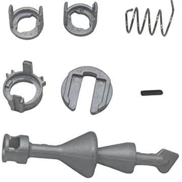 KPLYDSASTD Cilindro de Cerradura de Puerta Lateral Delantera Izquierda Derecha 7 Uds Kit de reparación Apto for BMW E90 E91 E92 E93 3 Series Cerradura de Puerta