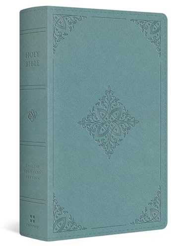 ESV Single Column Heritage Bible (TruTone, Paris Sky, Fleur-de-lis Design)