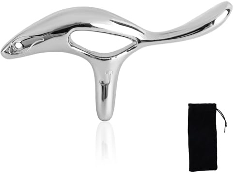 Gua Sha Point Massage Tool, Zinc Alloy Muscle Scraper Tool for Deep Tissue Trigger Massage Ergonomic Design Thumb Saver Acupressure Massager for Neck Back Shoulders
