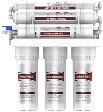Sistema di filtraggio dell'acqua sottolavello Filtri purificatore acqua potabile ultrafiltrazione lavello a 6 stadi for di filtraggio acqua potabile domestico, purificazione 'acqua sotto il lavandino